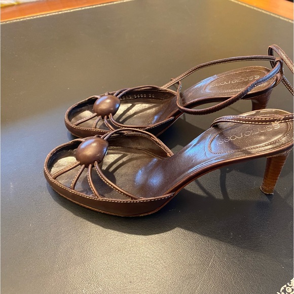 Sergio Rossi Brown Women's Sandals - Picture 5 of 7